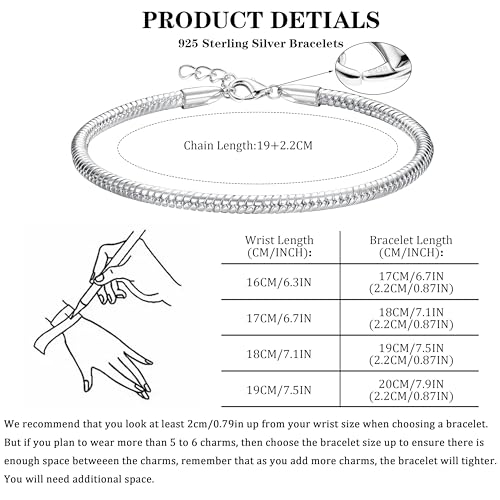 Bracelet Adramata Argent 925 Fermoir à Homard Attributs pour Femmes et Hommes en Scène de Célébration et Costume avec Bo