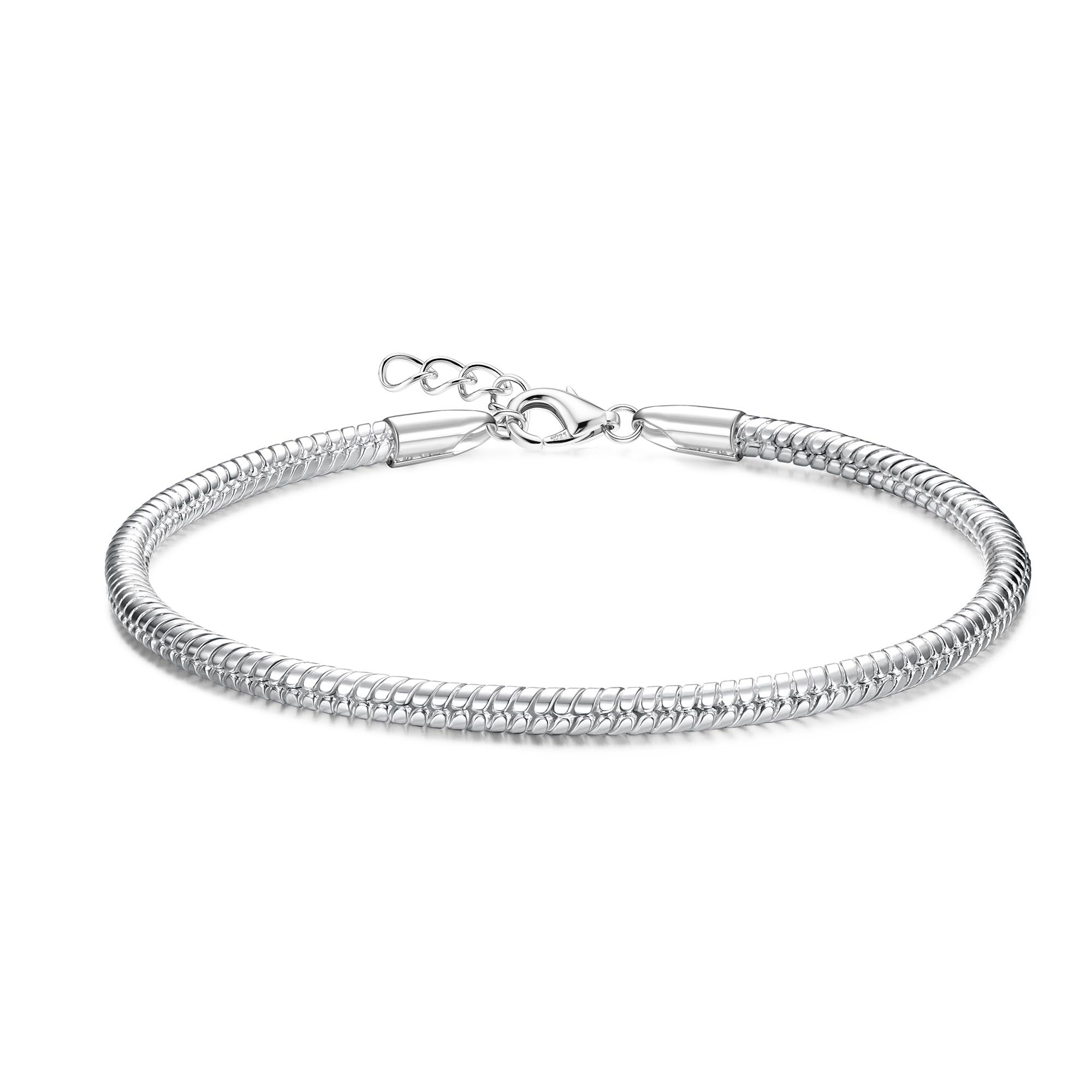 Bracelet Adramata Argent 925 Fermoir à Homard Attributs pour Femmes et Hommes en Scène de Célébration et Costume avec Bo